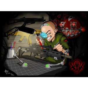 TommyBuilt Limited Print by Tom Strait Art 