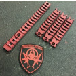 UMP 4 Piece rail kit Red