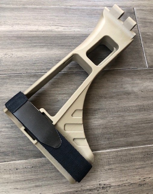 IDZ pistol brace FDE