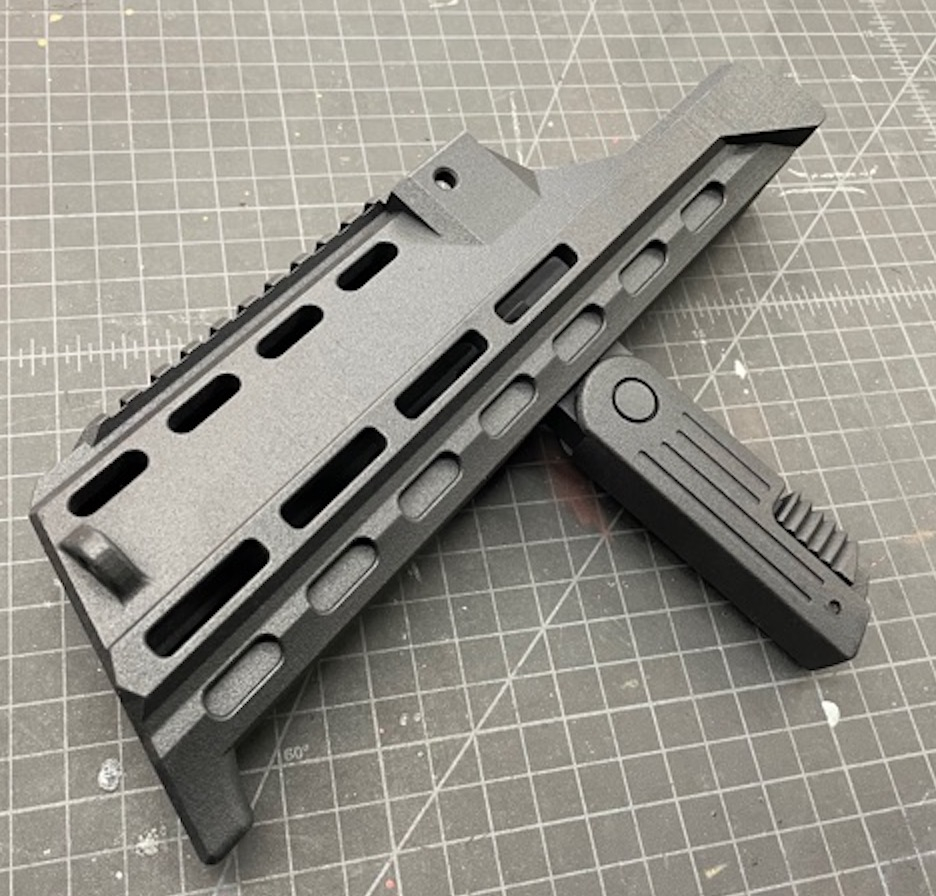 G36K MP7 style hand gaurd with VFG